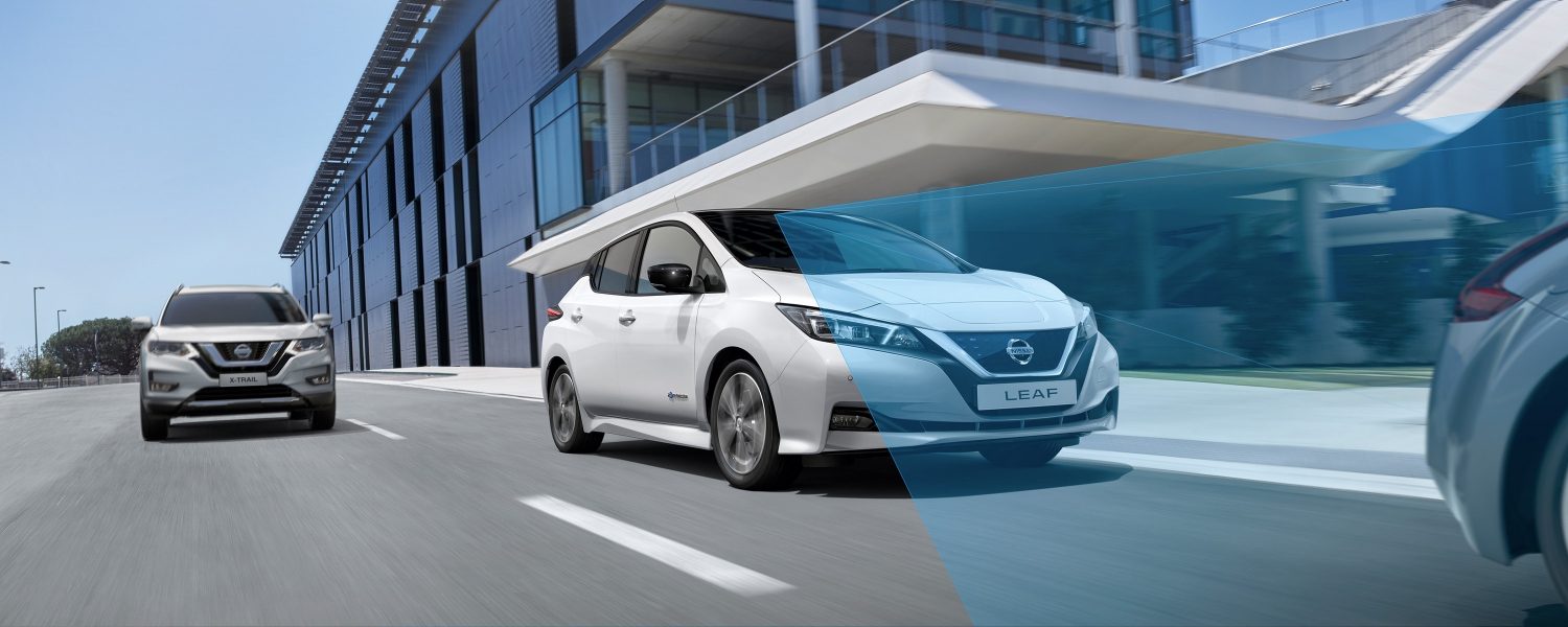 New Nissan LEAF with Intelligent Mobility technologies