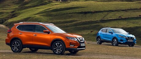 Продажи Nissan X-Trail и Qashqai 2020